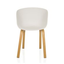 OSLO W - Shell chair White