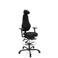 RESISTIO WORK - Counter chair Black