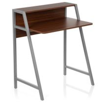 DUMONT | 78x50,5 - Office Desk Walnut / Silver