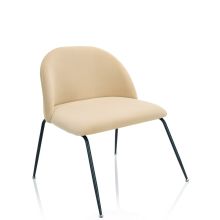 VELVO - Upholstered chair Beige
