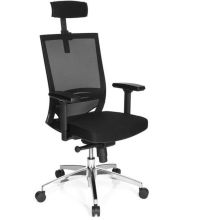 PORTO MAX HIGH Fabric / Mesh - Professional Office Chair Black