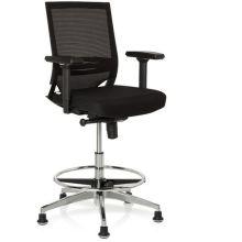 TOP WORK 77 - Counter chair Black