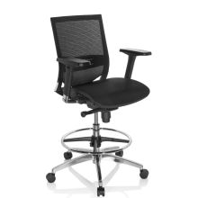 TOP WORK 78 - Counter chair Black