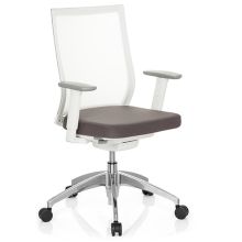 ASPEN WHITE - Professional Office Chair Grey / white