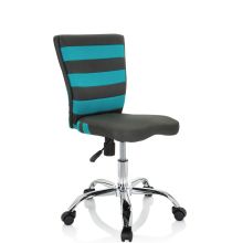 KIDDY COMFORT I - Swivel Chair – Children Grey / Turquoise