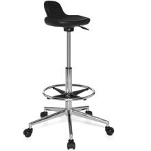 TOP WORK 03 - Swivel stool Black