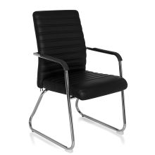 STEEL V - Guest Chair Conference Chair Black