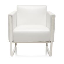 ARUBA | 1- Seater - Upholstered armchair White
