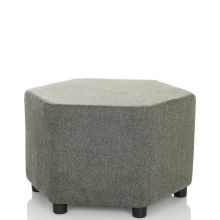 BAREO - Upholstered stool Grey