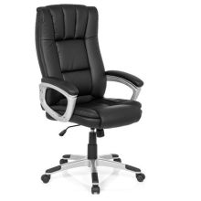 RELAX CL150 - Home Office Chair Black Buerostuhl24 Faux leather