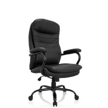 RELAX XXL B | Synthetic Leather - XXL Swivel Chair Black