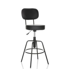 DISC HIGH - Bar stool Black