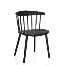 ARTIFO RIB - Dining chair Black