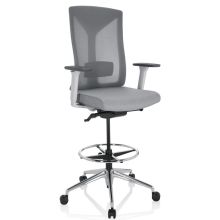 HALIFAX WORK - Counter chair Grey