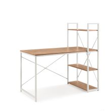 Easy Up3 | 120x60 - Office Desk White/Oak