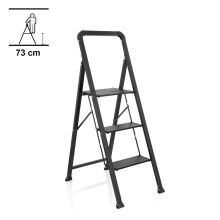 SOLID W6 | Foldable ladder - 3 steps - Folding Ladder Black