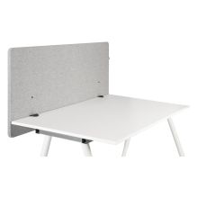 FLEXMIUT D 120 | 120 cm - Table partition Light Grey