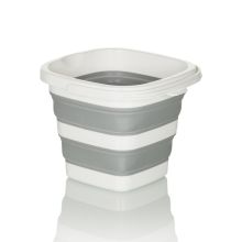 CLEAN SILE | 5L - Folding container Grey / White