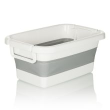 CLEAN SILW - Folding container Grey / White
