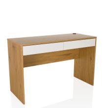 BERGA | 120x50 - Office Desk White/Oak