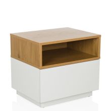 MELMO - Side table White/Oak