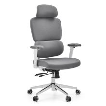 Ergomy WF 2 | Fabric | Frame: White - Professional Office Chair Grey