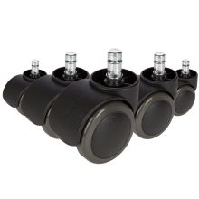 5x ROLO 10mm/50mm Hard floors - Castors 