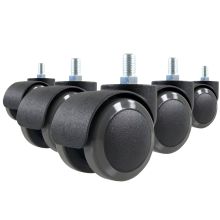 5x ROLO M10/50mm Hard floors - Castors 