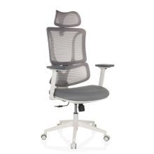 ERGOMY W | Fabric / Mesh | Frame: White - Professional Office Chair