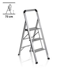 SOLID V | Foldable ladder - 3 steps - Folding Ladder 